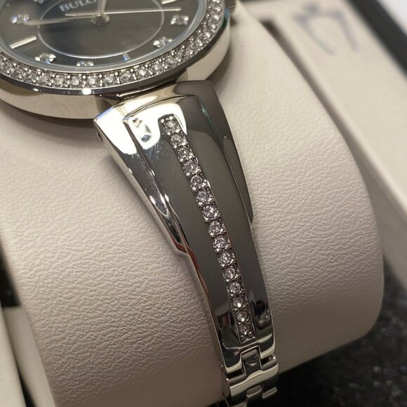 BULOVA Crystal Stainless Steel Watch from Bold at Heart Collection - New in Box! main image 9